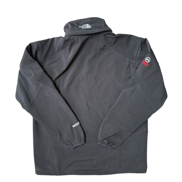 North Face Summit Series Jacket Mens Medium Full Zip Black Soft Shell *No Hood - Picture 3 of 10